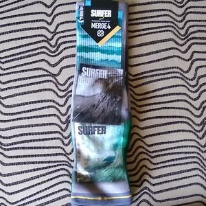 surfer magazine and Merge 4 collaboration socks